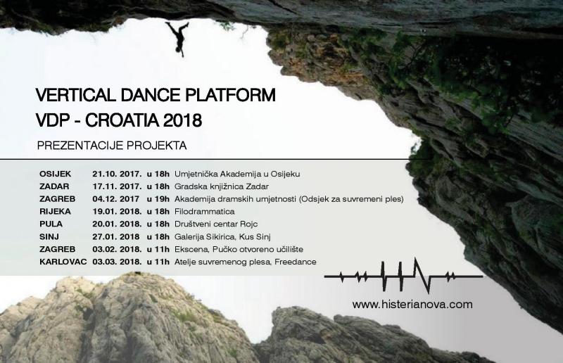 Prezentacija projekta Vertical Dance Platform- 19.1.2018.// 18:00 // Filodrammatica, Korzo 28, I kat