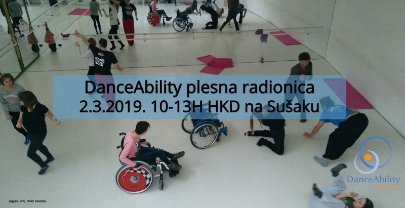 DanceAbility radionica plesa i pokreta- 2.3.2019. // 10-13 //  HKD na Sušaku