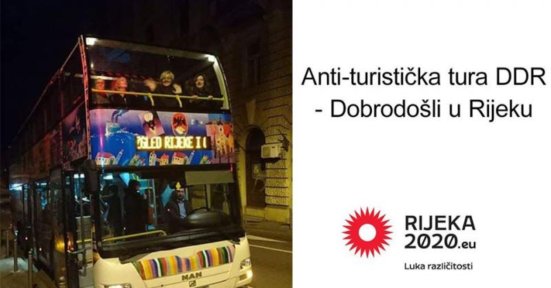 POPUNJENO - Anti-turistička tura DDR - Dobrodošli u Rijeku- 1.2.2020. // 10,12,14h // Cafe bar Skradin, Vodovodna 29